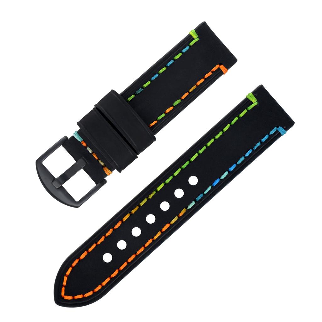 22 Get The Goods, Crazy Horse Leather Strap, High-Quality First-Layer Cowhide Handmade Strap, Watch Accessories.