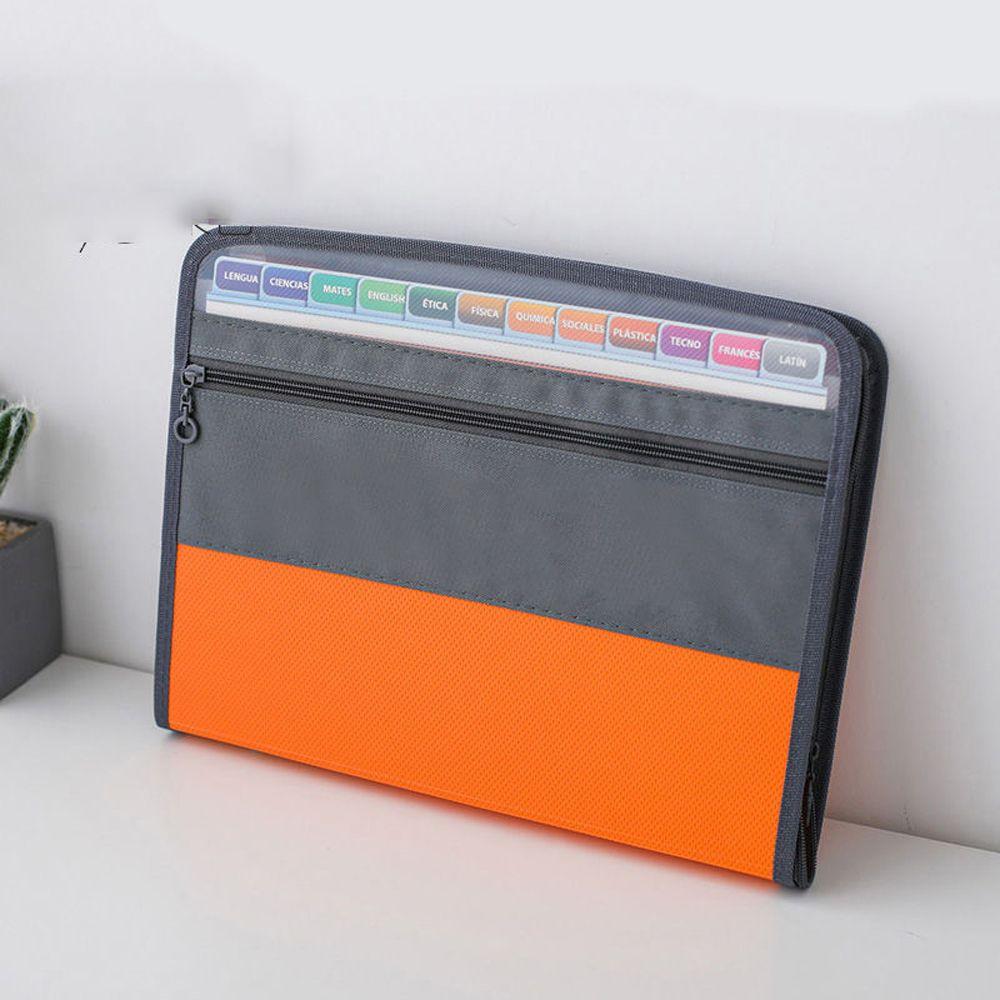 Bag School Stationery A4 File Folder File Storage Bag A4 Storage Bag Document Bag Zipper Organ Bag