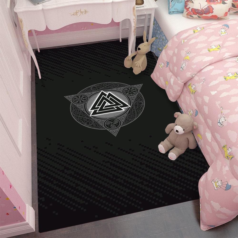 Simple Carpet Cartoon Living Room Bedroom Kitchen Sofa Table Balcony Rug Non-slip Washable Mat Exquisite Home Ornaments