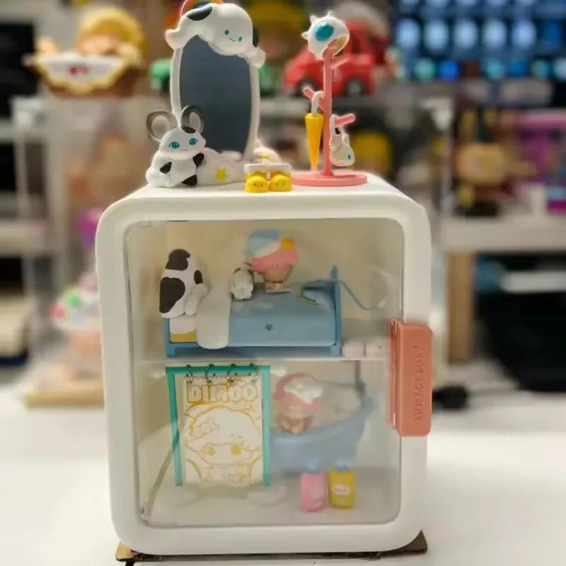 Blind Box Villa Display Box Figurine Landscape See-through Plastic Display Box Bubble Mart Lego Doll Cute Figurine Display Box