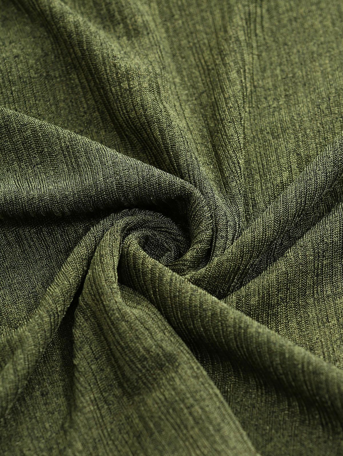 Rosegal Plus Size Twist Ruched Асимметричный ребристый текстурированный топ 3XL — фото 4