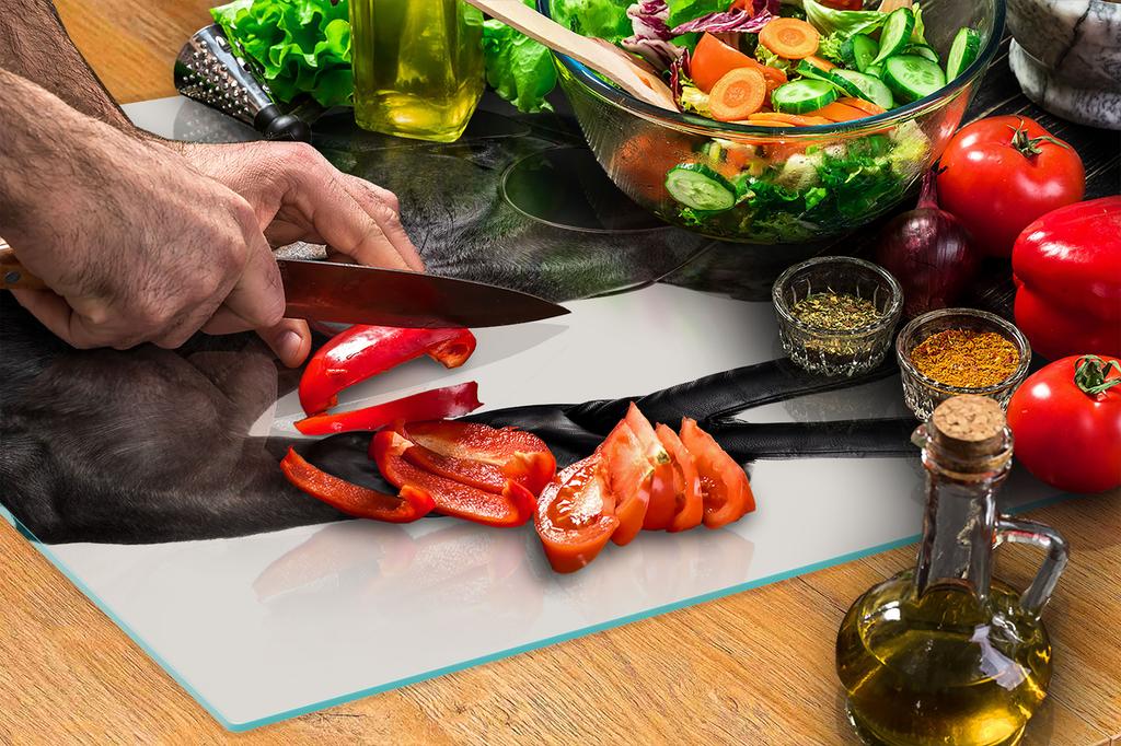 Glass Stovetop Protector 50x52 Dog