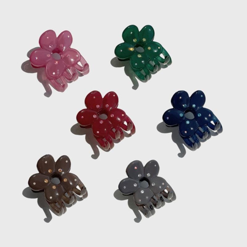 

Jean Paul Clarisse Austrian Crystal Color Clover Clip-S LFSA0630 brown