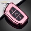 Soft Tpu Car Remote Key Case Cover Shell Fob For Hyundai Ix35 Ix25 I30 I20 I40 Avante Mistra Elantra Santa Fe Tucson Accessories