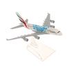 16Cm Alloy Aircraft Model Of Uae Expo Air  Airlines Airways Airplane Model Airplane Diecast Metal Planes Ornament