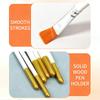 Acrylic Oil Watercolor Artist Brushes Set 6pcs Nylon Material Soft Bristle for Kids Classroom Art Drawing Projects