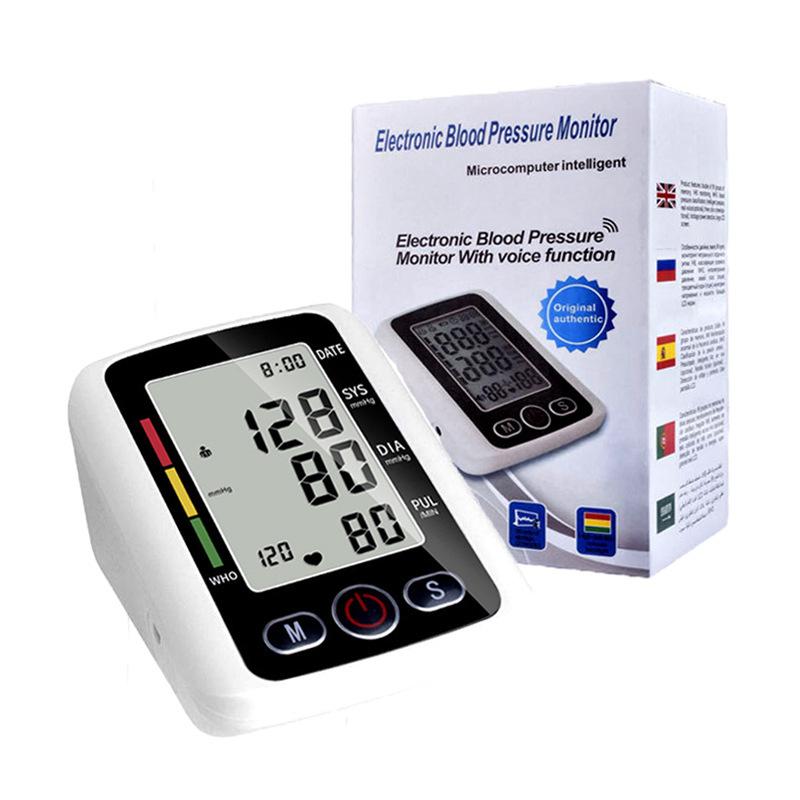 1PC Large Screen Sphygmomanometer Neutral Electronic Blood Pressure Meter The Elderly Arm Blood Pressure Meter