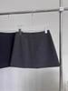 Retro Wool A-Line High Waist Skirt - Women's Autumn/Winter 2025 Collection