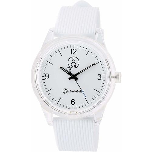 

Citizen Q&Q Smile Solar Watch, Analog, Urethane Strap, RP10-001, White