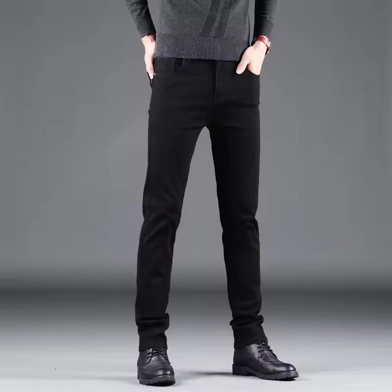 Spring Men's Casual Solid Color Straight Pants