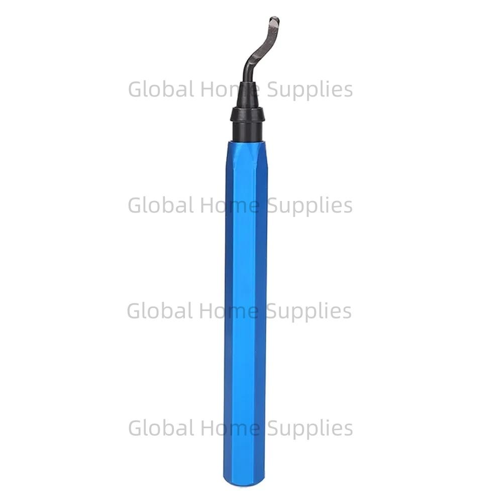 Deburring Tool with 10 Extra High Speed Steel Swivel Blades Works On Metal Resin PVC Pipes Copper Plastic and 3D Printed Edge