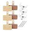 3 Pairs Copper-Based All-Metal Disc Brake Pads