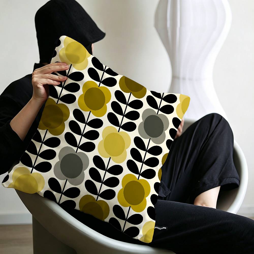 Art OOrla Kiely Flower Pillow Anime Pillow Sofa Bed Head Pillow Cover Cushion Cover x cm Fashion