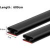 1 Roll Length 6M Rubber Seal, D-type Rubber Self-adhesive Window Seal, Door Frame and Gap Windproof Agent