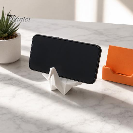 Desktop Phone Stand Muscular Origami Cranes Holder, 3D Printed Mobile Decorative Stand, Universal Cell Mount for Decoration Holder