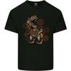 Steampunk Dinosaur Mens Cotton T-Shirt - Men's Summer Cotton Graphic Tee