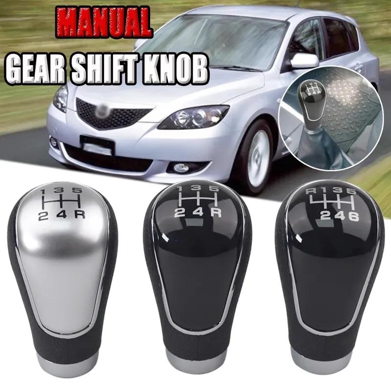 For Mazda 2/3/323/6/3 BK 2004 2005 2006 2007 2008 2009 2010 2011 2012 Gear Shift Knob Lever Shifter Head Car Styling Accessories