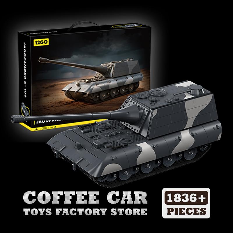 Klasiskais E100 Smagais Tanks Ķieģeļu Puzles