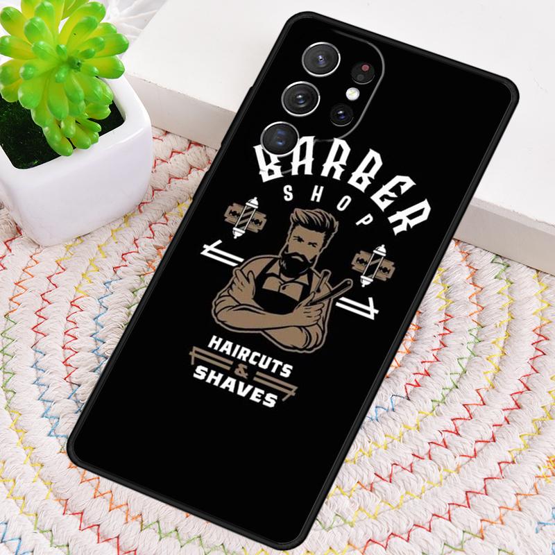 Barber Shop Hair Stylist Phone Case for Samsung Galaxy Note 10 Pro S26 Ultra S23 S24 FE S25 S21 S22 PLUS Shockproof Cove