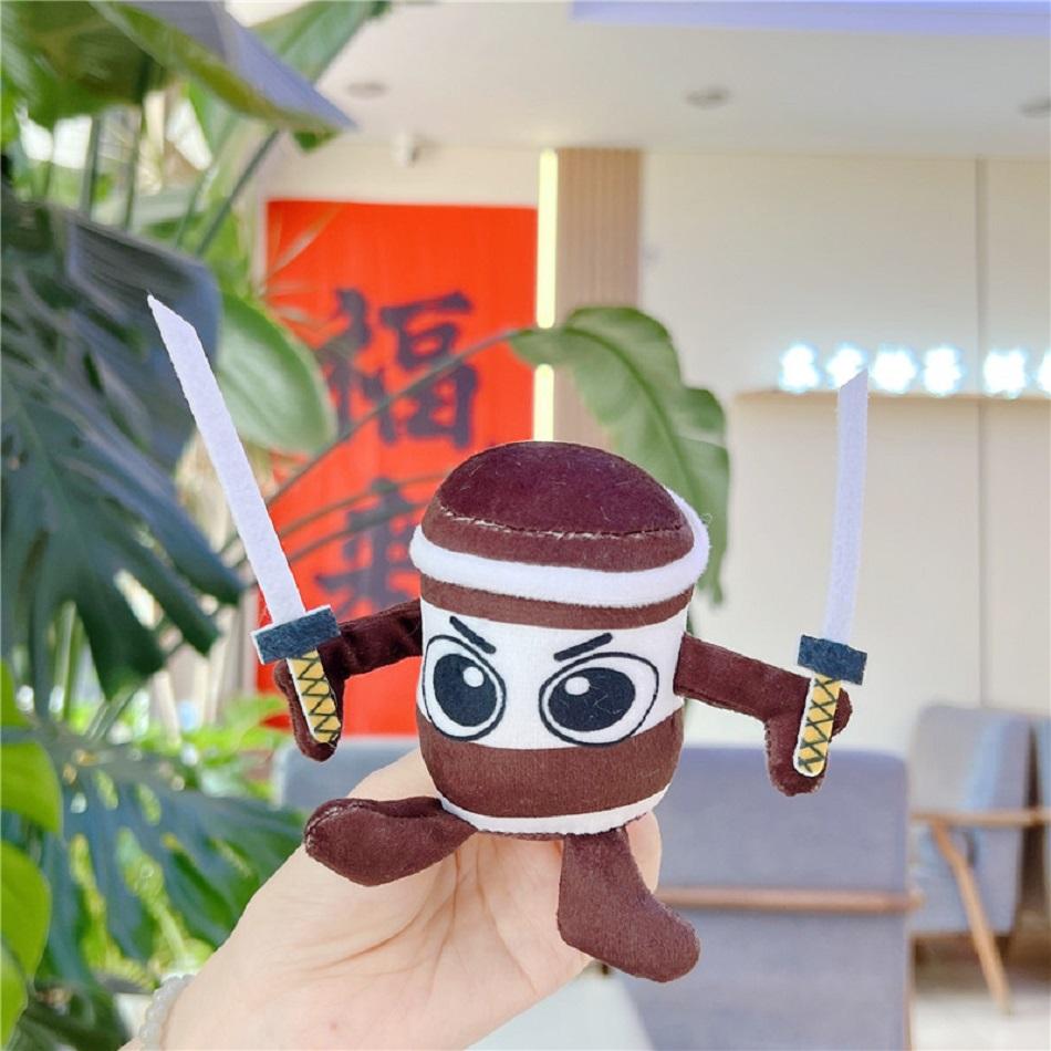 New Italian Brainrot AI Animals Sahur Figure Tralalelo Tralala Plush Pendant keychain cartoon Kids Doll Girl Birthday Toys Gifts