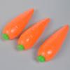 Giocattolo Morbido Carota Giocattolo Palla Antistress Carota Simulazione Sensoriale Cibo Sollievo dallo Stress Giocattolo da Spremere Per Adulti Riempimento Uova di Pasqua