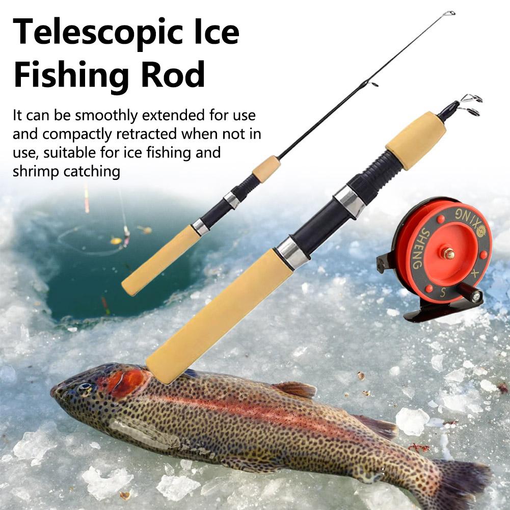 Pocket Telescopic Fishing Rod,Winter Rods Ice Fishing Rods Pen Pole Lures Fishing Tackle Spinning Casting Rod Carp Fishing Rod