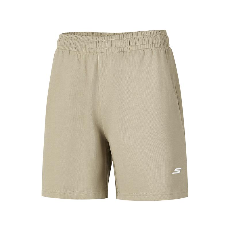 Skechers Sports Lifestyle Series Comfortable Soft Casual Versatile Sports Shorts Women shorts Chestnut P225W249-00EG S