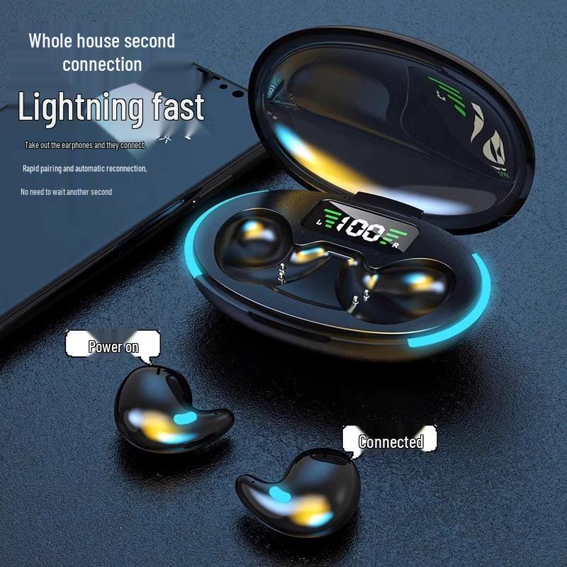 X55 Invisible Sleep Wireless Earbuds: Ultra-thin, Side-Sleep Friendly, Long Battery Life, Bluetooth 5.4.