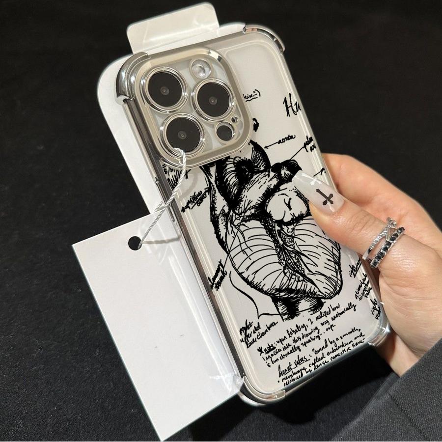 Phone Cover Funda Case for Apple iPhone 17 Pro Max 15 16 17 XS XR 14 12 Plus 11 Air 13 This Is My Heart Pattern