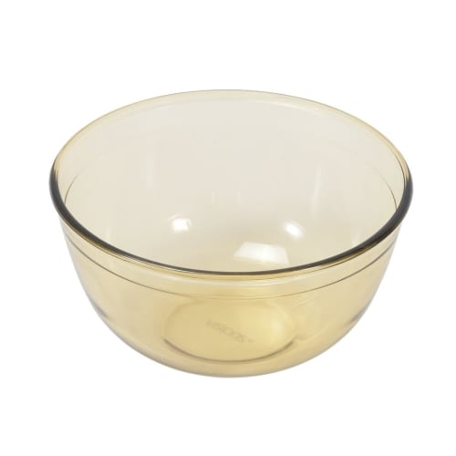 PEARL METAL VISIONS Bowl, 1.0L, 17cm Outer Diameter, Heat-Resistant Glass, Microwave, Oven, and Dishwasher Safe, CP-8831