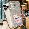 Phone Case: 2D Flat Suitable for iPhone 18 17 16 15 14 13 Pro, Transparent Four Corner Protective Case, Cute and Sweet, Christmas and Halloween Gift