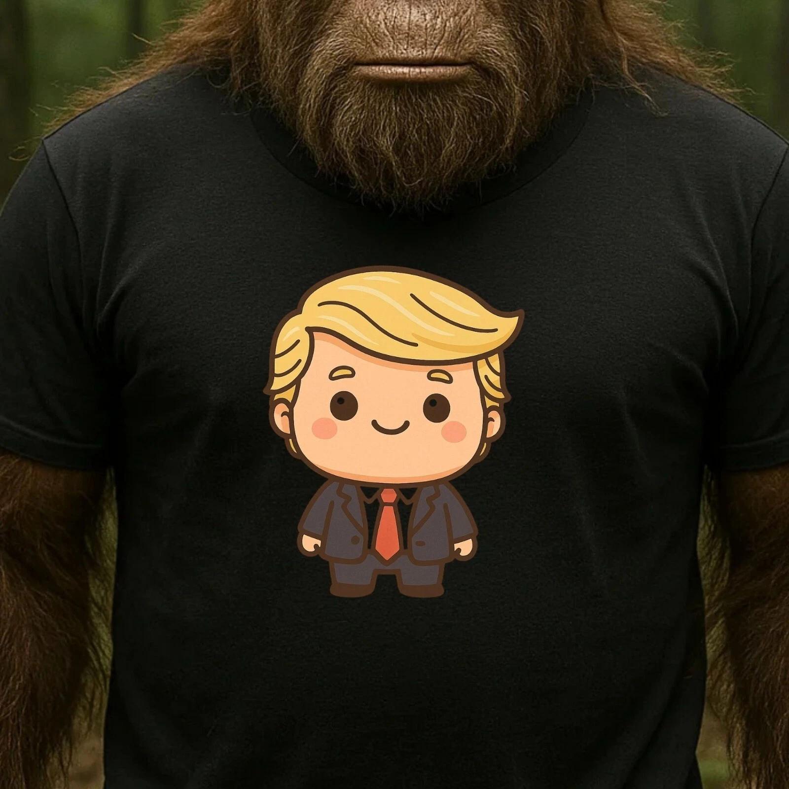 T-Shirt Herren Kawaii Trump Motiv Baumwolle Größe S bis 5XL XXXXL