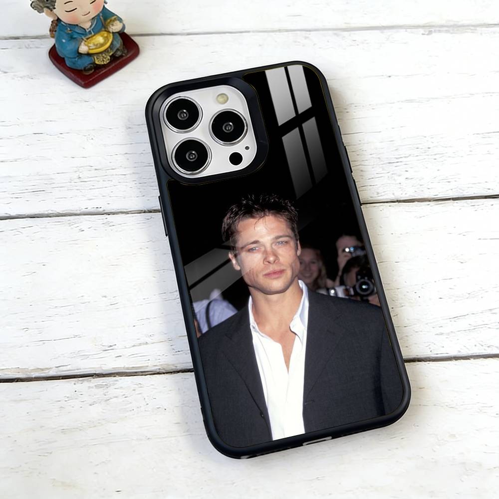 Brad Pitt Phone Case For iPhone17,16,15,14,13,12,11 Plus,Pro Magnetic For Magsafe Wireless Charging