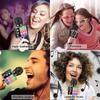 Amazmic Karaoke-Mikrofon für Erwachsene, Kabelloses Bluetooth-Mikrofon zum Singen, Tragbare Karaoke-Maschine mit LED-Leuchten