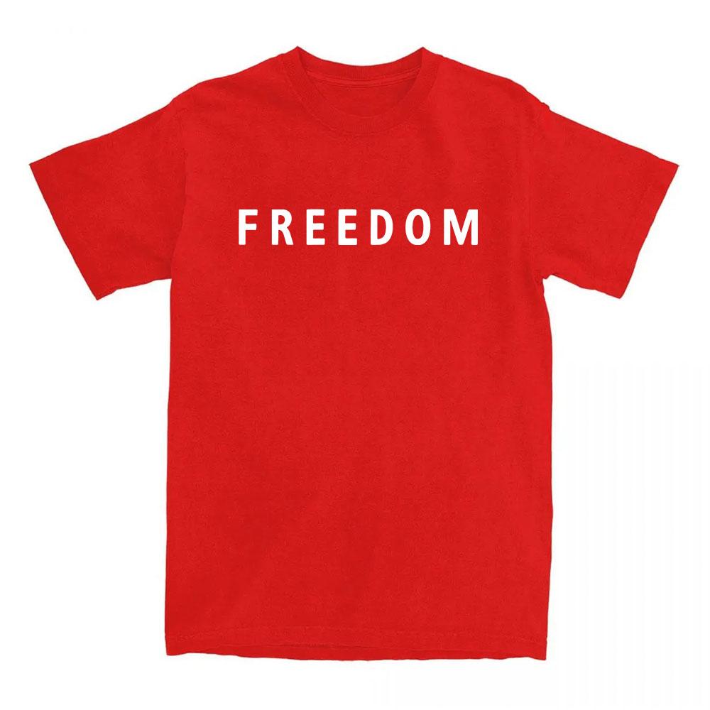 Svoboda Charlie Kirk Tričko Bavlna Volné Ležérní Dámské/Pánské Trička Unisex Streetwear Amerika Americká Móda Dámská Trička
