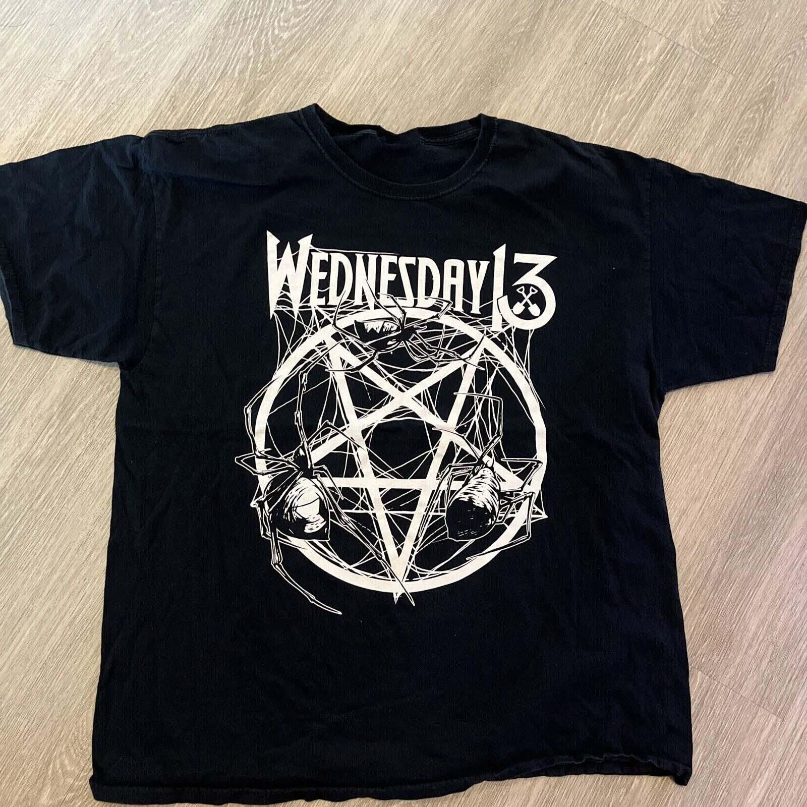 Wednesday 13 Black All Size 100% Cotton Short Sleeve T Shirt S разноцветный