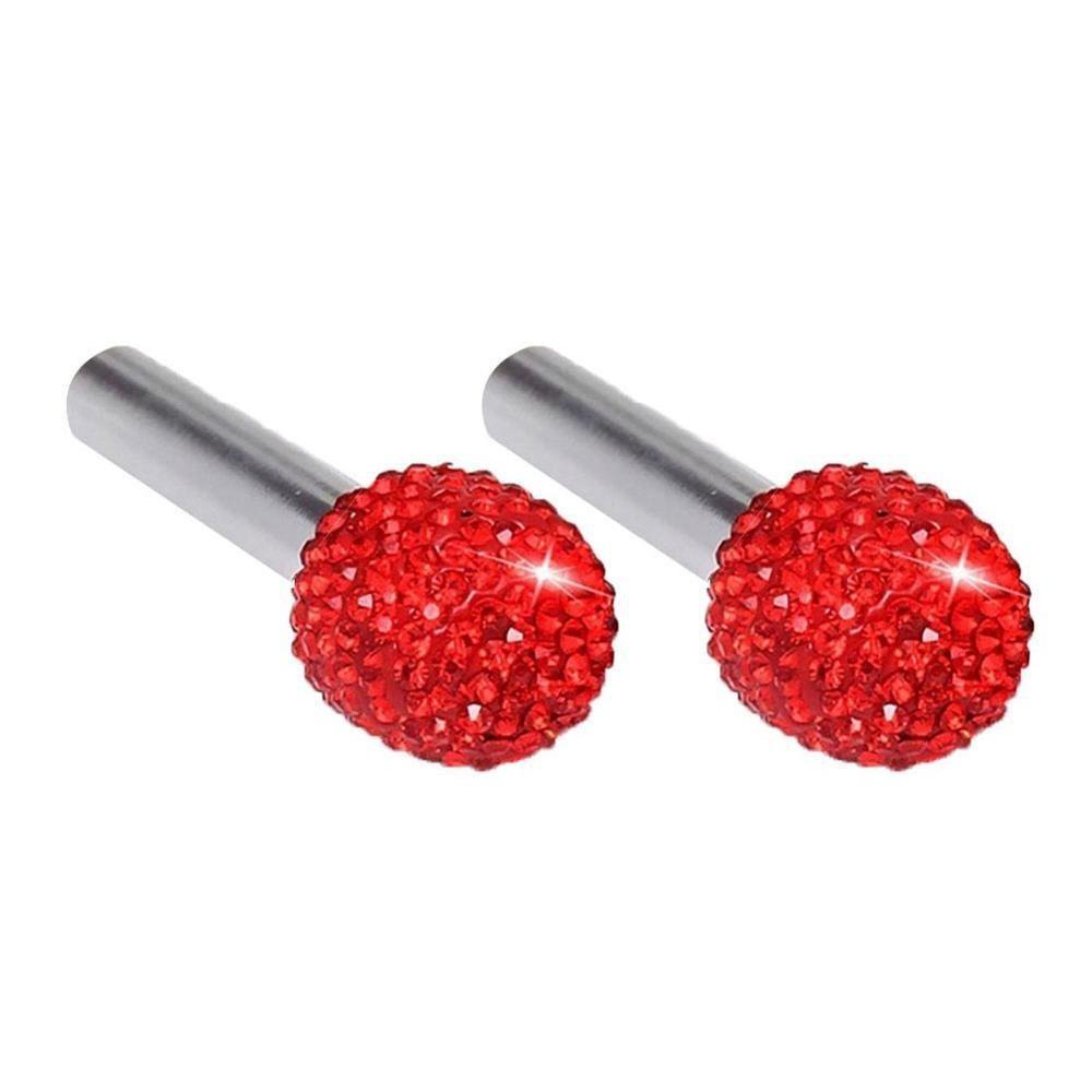 

Дверные 2 шт. Пряжка замка автомобиля с отделкой стразами Подходит для различных подарочных случаев StyleF