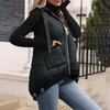 Women's Casual Fashionable And Comfortable Jacket With Zipper And Hooded Casual Vest Coat