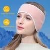 Lightweight Winter Fleece Thermal Ear Band Covers Warmer Plush Headband For Running Cycling Anti-cold Windproof Outdoor Sports