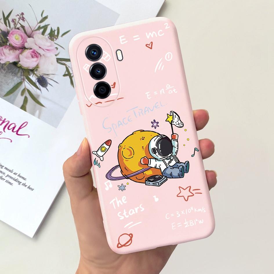 For Huawei Nova Y70 Plus Case Nova Y70 4G Phone Cover Cute Astronaut Cartoon Soft Silicone Funda For Huawei Nova Y70Plus Capinha