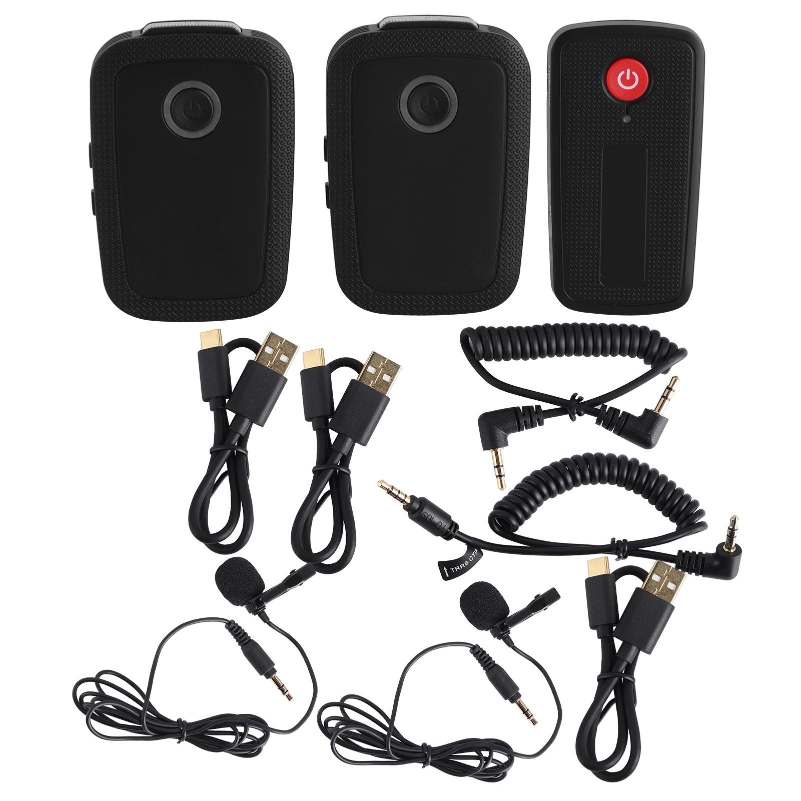 

Беспроводной микрофон для записи интервью MIC 50m164ft AcceptRange с 2 передатчиками