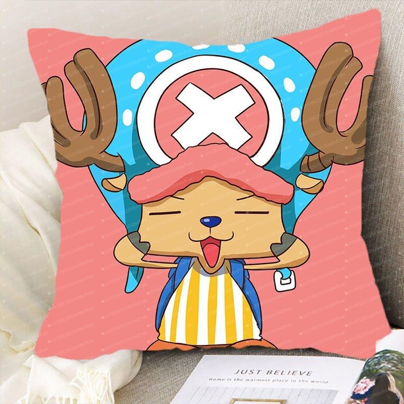 1Pc One Piece King Qioba Pillow Anime Cartoon Cushion Peripheral Cartoon Birthday Gift Double Sided Printed Pillow Case