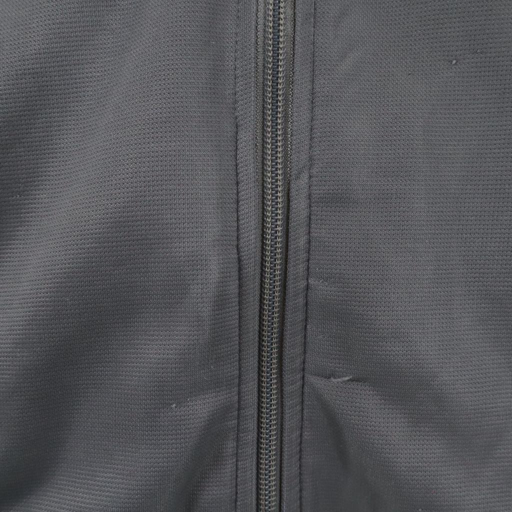 Adidas Track Jacket L Gray Jersey Men's Used