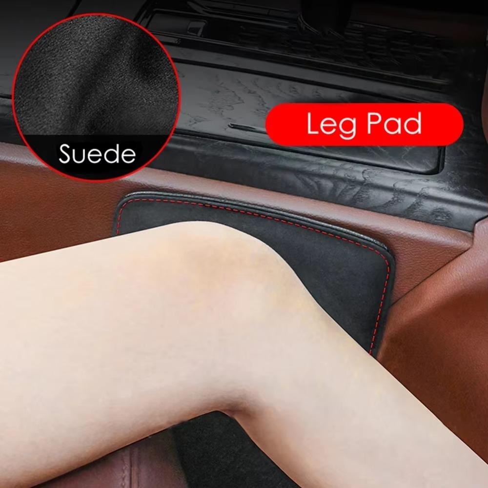 Suede Car Knee Cushion Universal Comfortable Car Pillow Durable Car Center Console Cushion Truck