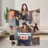 Love Malachi Barton American 2025 Flannel Blanket Warm Soft Bedding Throws for Home Decor Picnic Fluffy Bedspread Sofa Bed Cover