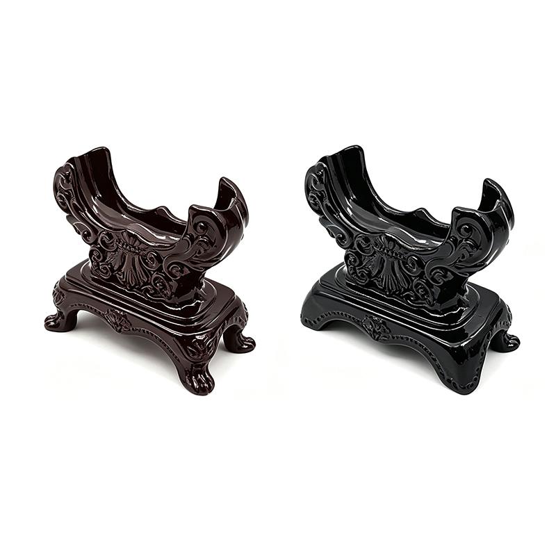 Resin Plum Blossom Bracelet Display Stand Stable Base Elegant Retro Design Perfect For Jewelry Stores Home Collection Display