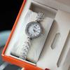 Ladies Watch Fashion Fishbone Chain Quartz Waterproof Watch Pointer Diamond Bracelet Watch Female