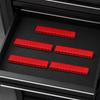5pcs 12 Holes Screwdriver Bit Holder Plastic Material Bit Holder Organizer  For 1/4" Hex Shank Bits