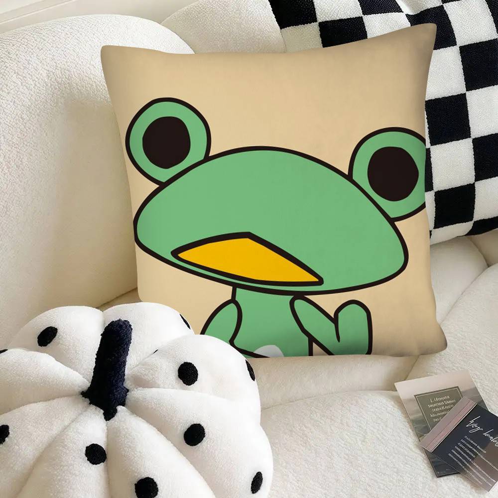 Cute Cartoon Toro Inoue Kawaii Cat Pillow Case Square Pillow Bedroom Sofa Leisure Comfort Cushion Car Home Decoration
