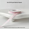 New Plaid Edge Ribbon for Floral Art & DIY Gift Wrapping